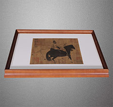 蓬莱书画装裱配框服务案例